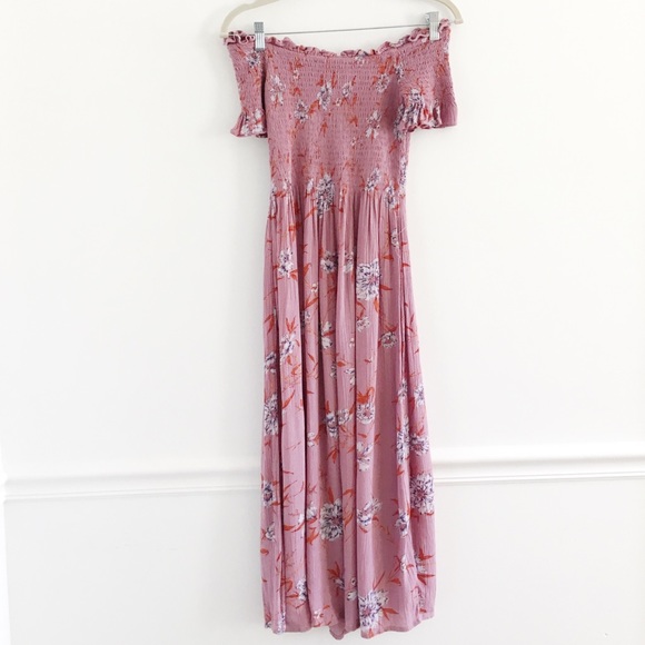 Urban Outfitters Dresses & Skirts - Urban Outfitters Floral Picnic Smocked Midi Dress